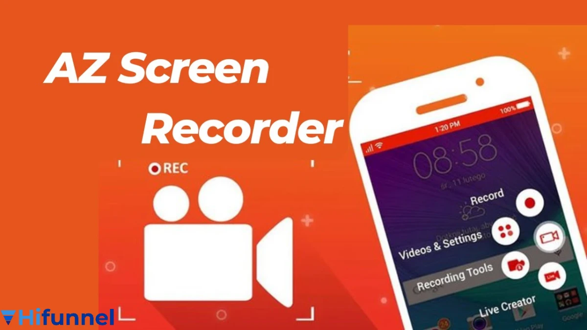 AZ Screen Recorder - Phần mềm quay video màn hình điện thoại Android miễn phí, không watermark, dễ sử dụng