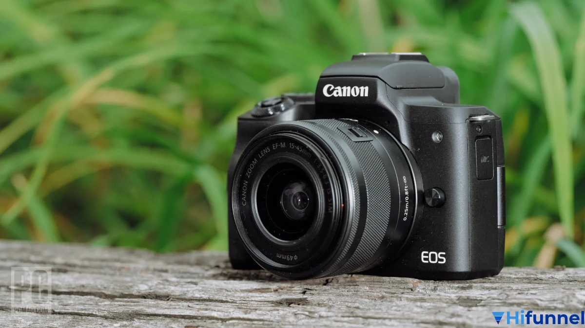 Máy quay vlog Canon EOS M50 Mark II quay bài giảng E-learning chuyên nghiệp