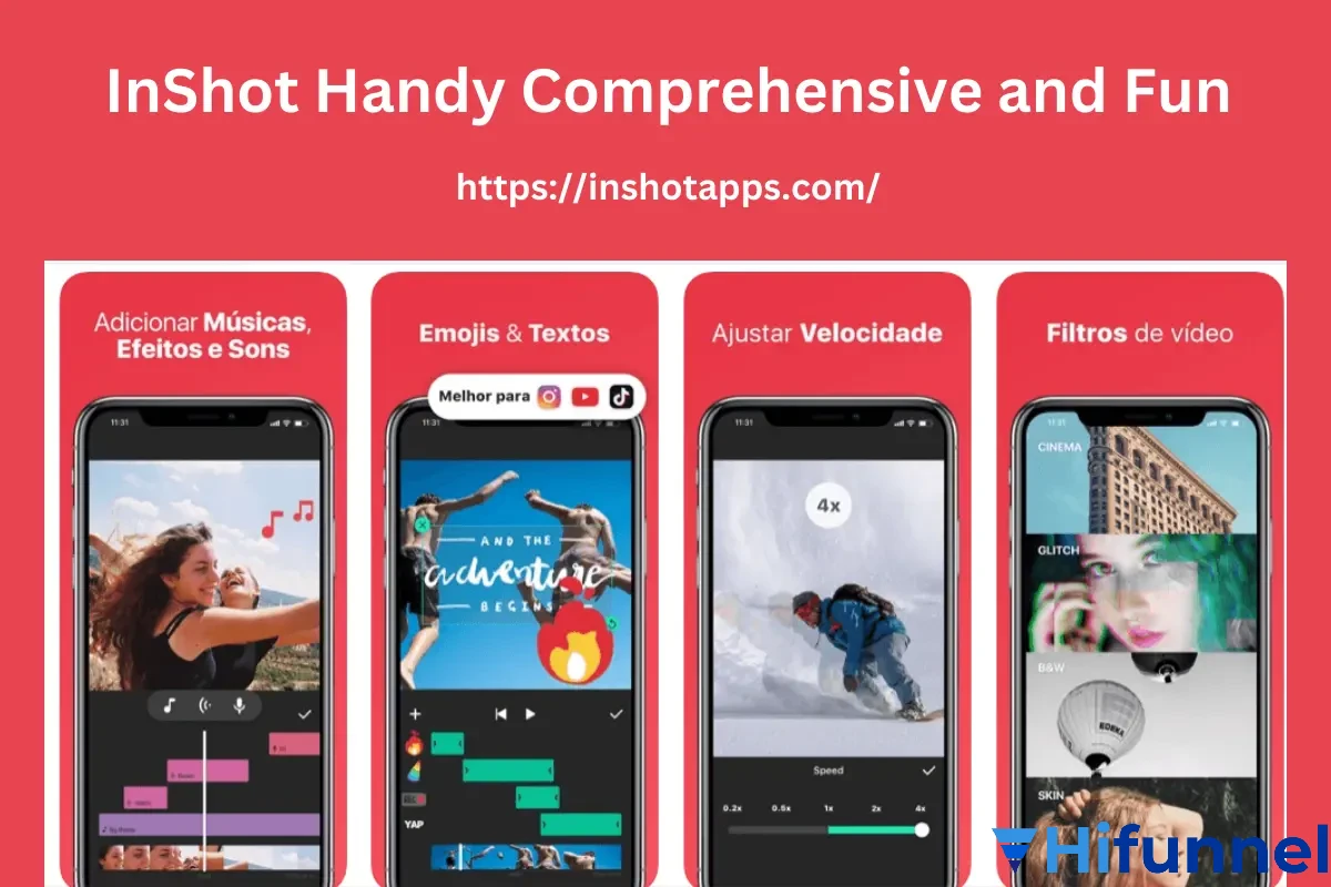 Giao diện chỉnh sửa video Inshot