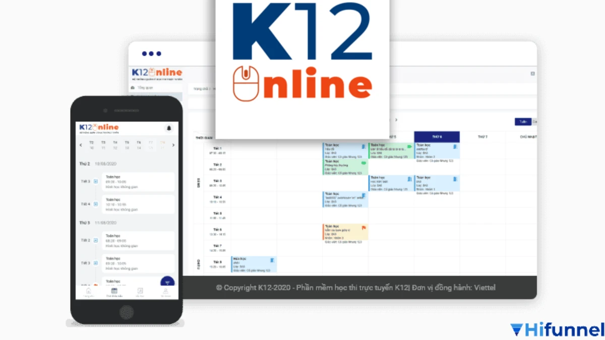 K12Online – ứng dụng sổ liên lạc điện tử hỗ trợ báo cáo và theo dõi tiến độ học tập