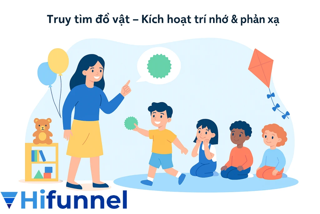 Trò chơi truy tìm đồ vật kích hoạt trí nhớ cho trẻ học online