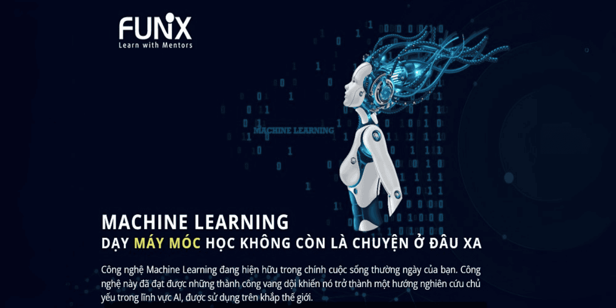 FUNiX – Khóa học AI online tại Việt Nam, đào tạo trí tuệ nhân tạo thực tiễn cho người đi làm.
