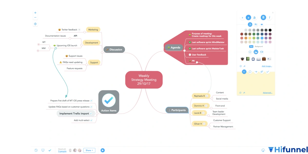 MindMeister – Công cụ vẽ mindmap online