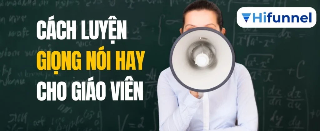 Luyện giọng nói rõ ràng giúp giáo viên online thu hút học viên.