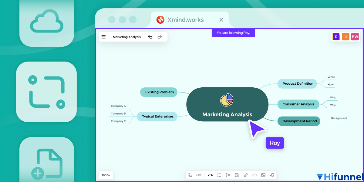 XMind Cloud – công cụ mindmap online giúp lưu trữ và chia sẻ sơ đồ tư duy dễ dàng.