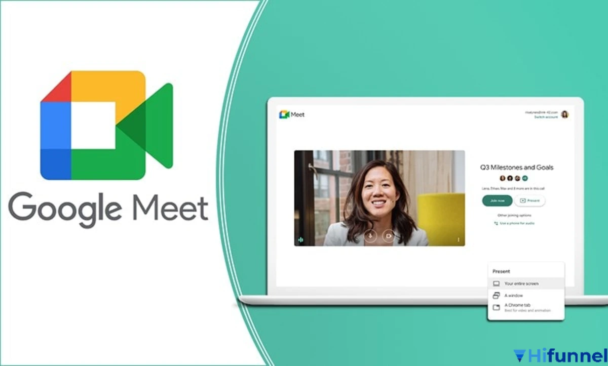 Cách học online qua Google Meet cho học viên