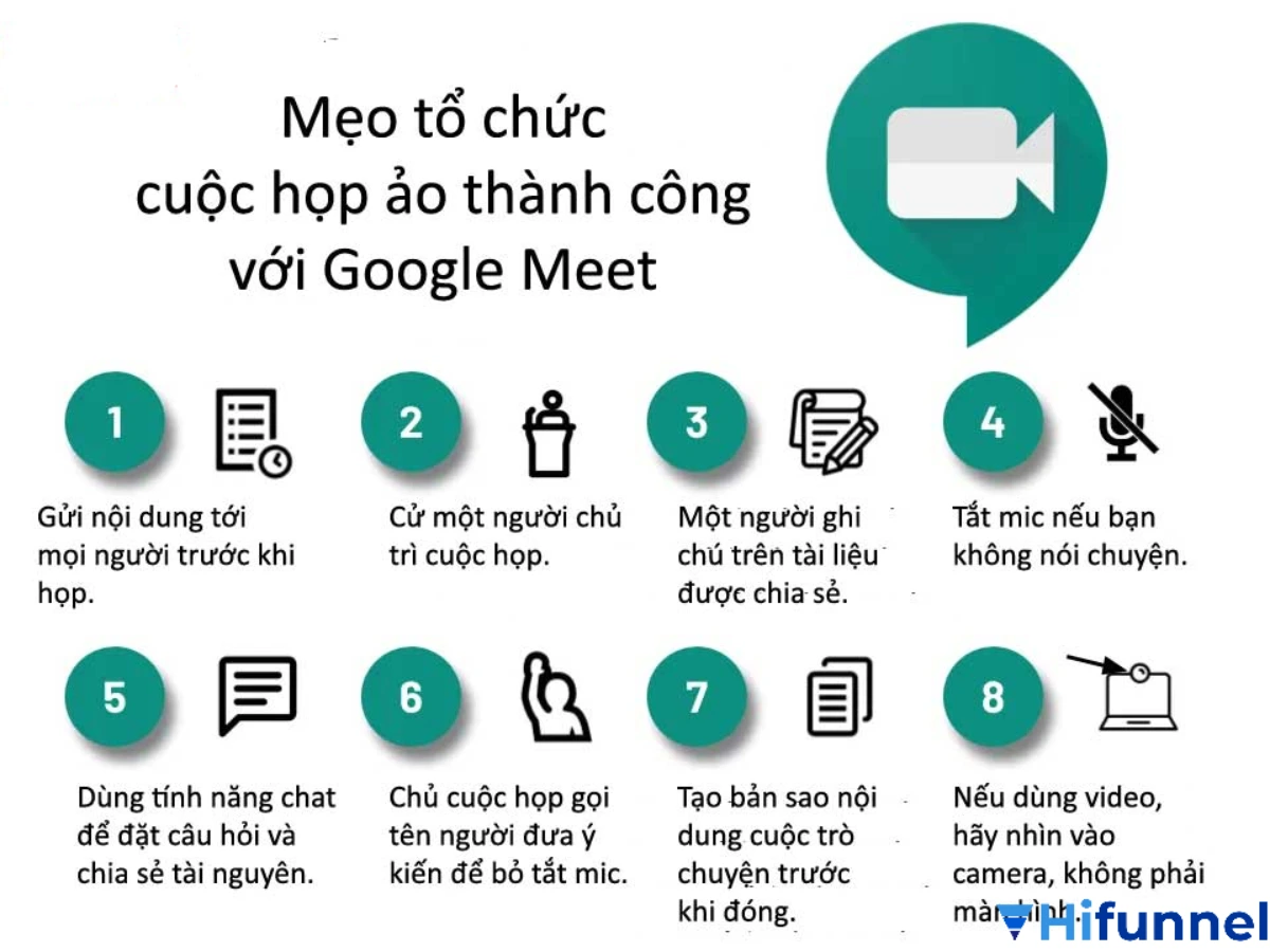Mẹo giúp học online qua Google Meet hiệu quả