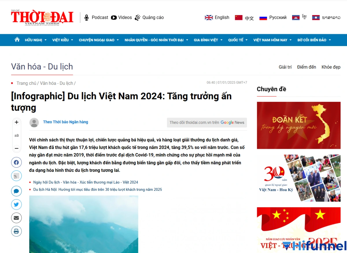 Ví dụ thực tế infographic – Hình minh họa cách doanh nghiệp ứng dụng infographic trong bài viết marketing giúp tăng tương tác và ghi nhớ thương hiệu, theo Hifunnel.