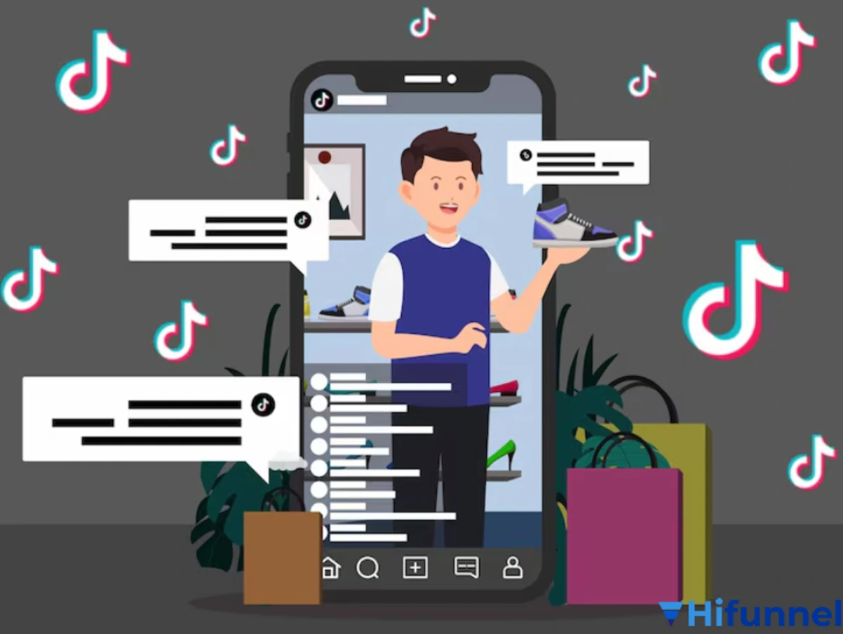 Hình minh họa điều kiện để bật và gắn link bio trên tài khoản TikTok Business.