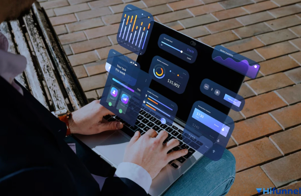 Giao diện website bán khóa học lập trình được tạo bằng nền tảng HiFunnel.