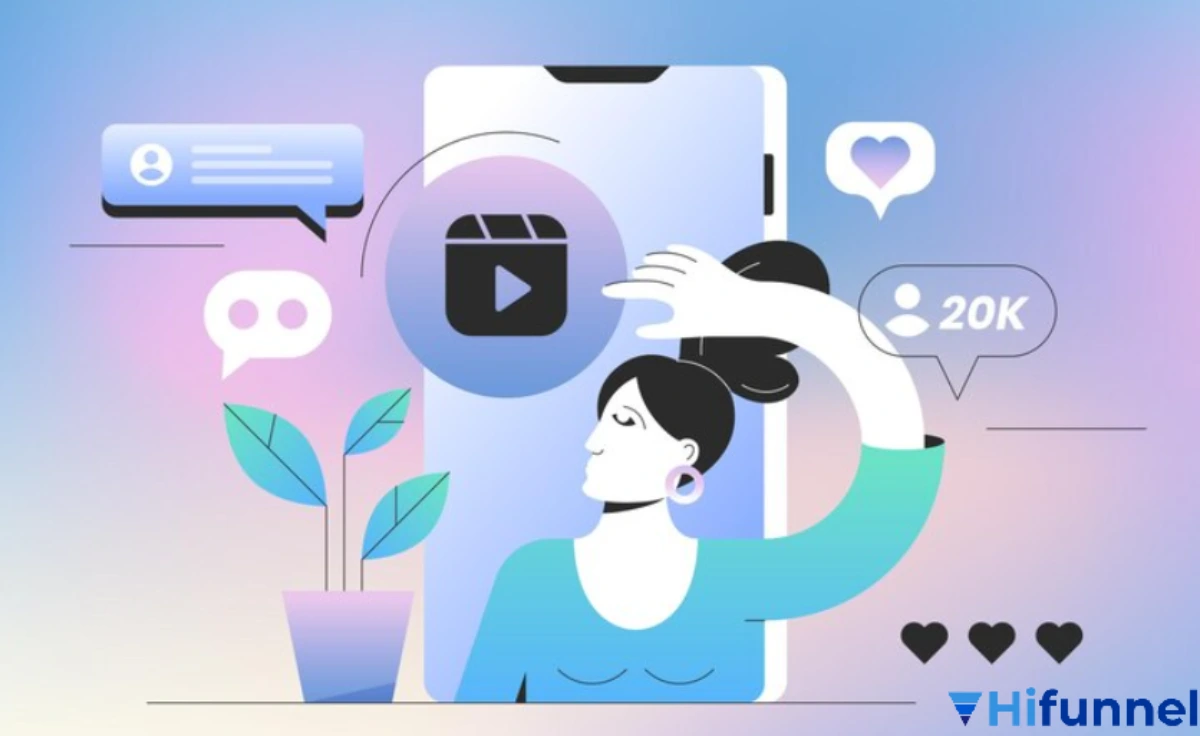 Hình minh họa link bio TikTok và cách người dùng truy cập vào trang web hoặc mini-site qua hồ sơ TikTok.
