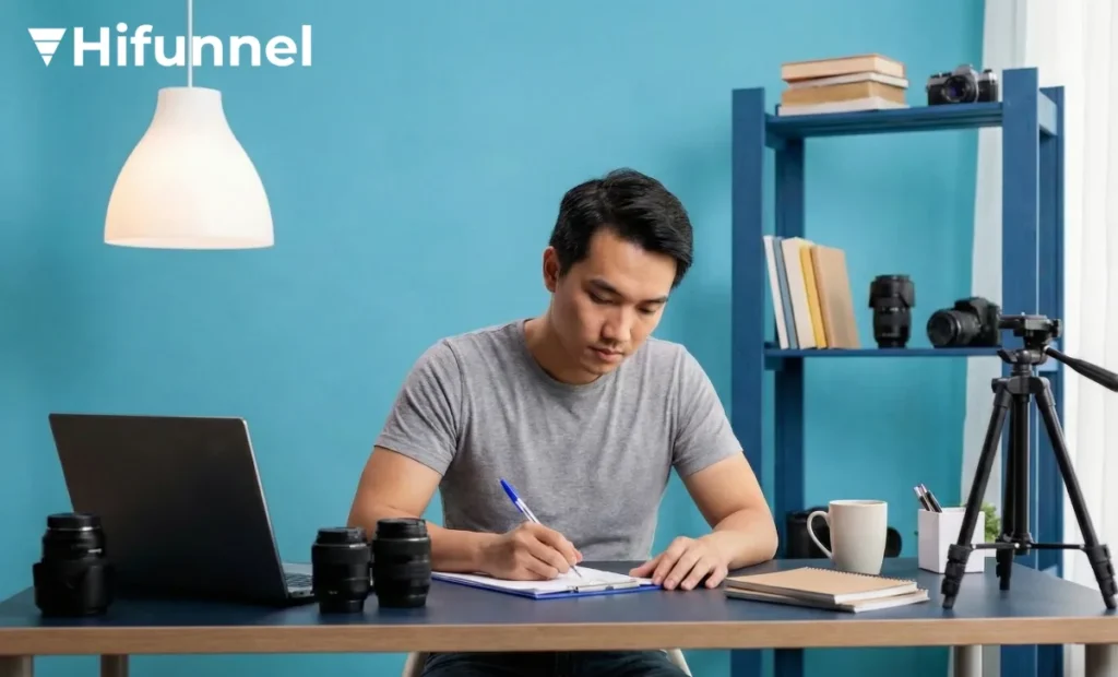 Bên cạnh những trải nghiệm tích cực, Kiên cũng góp ý Hifunnel nên bổ sung thêm template chuyên sâu cho ngành sáng tạo.