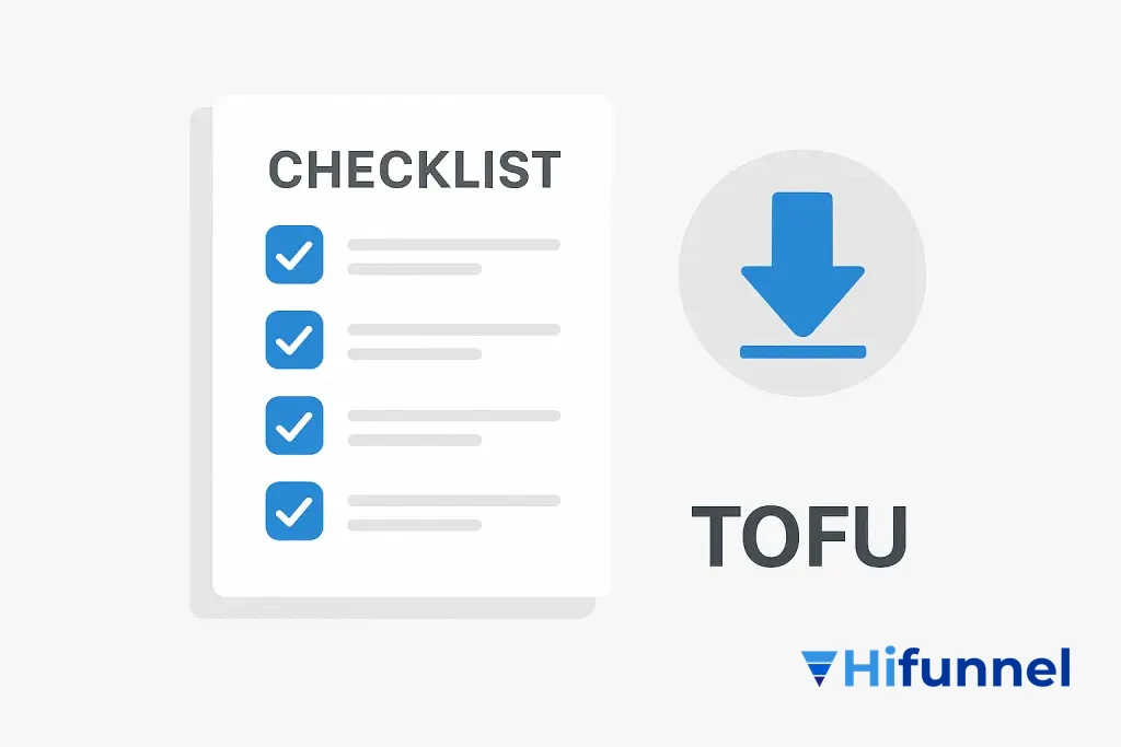 Gợi ý các checklist để xây dựng funnel cho mô hình dịch vụ