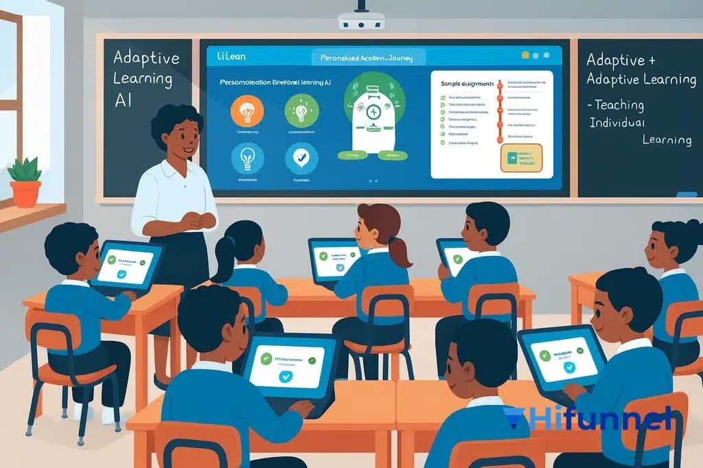 Học sinh và giáo viên trong lớp học sử dụng phần mềm dạy học online phù hợp với nhu cầu giảng dạy