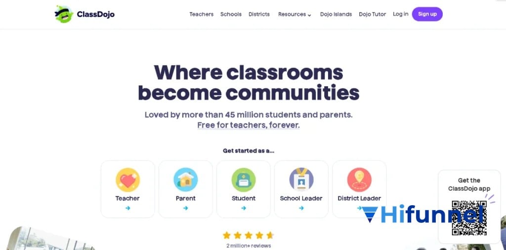 ClassDojo được thiết kế vui nhộn cho các bé