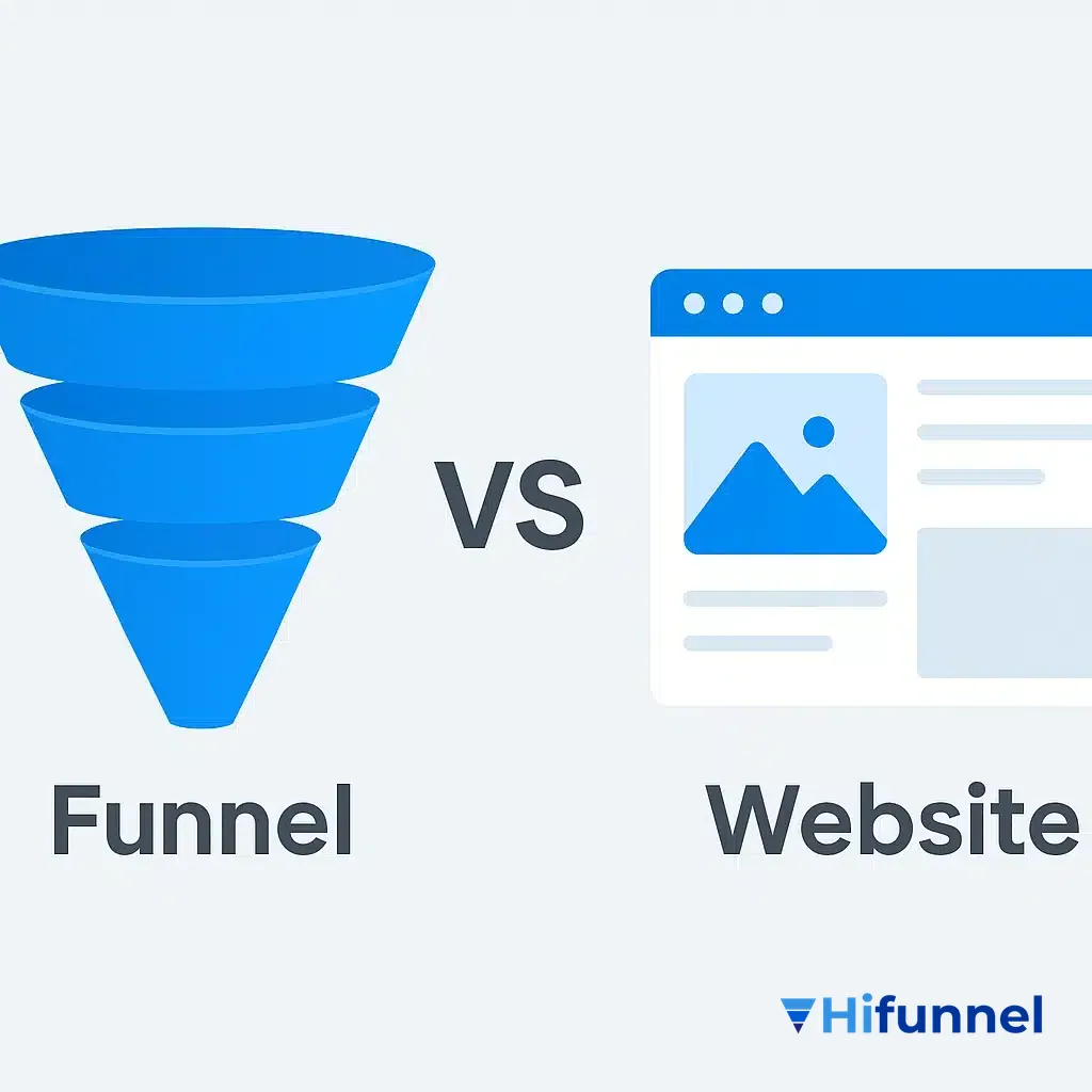 so sánh funnel và website truyền thống - phễu chuyển đổi giúp tối ưu trải nghiệm khách hàng