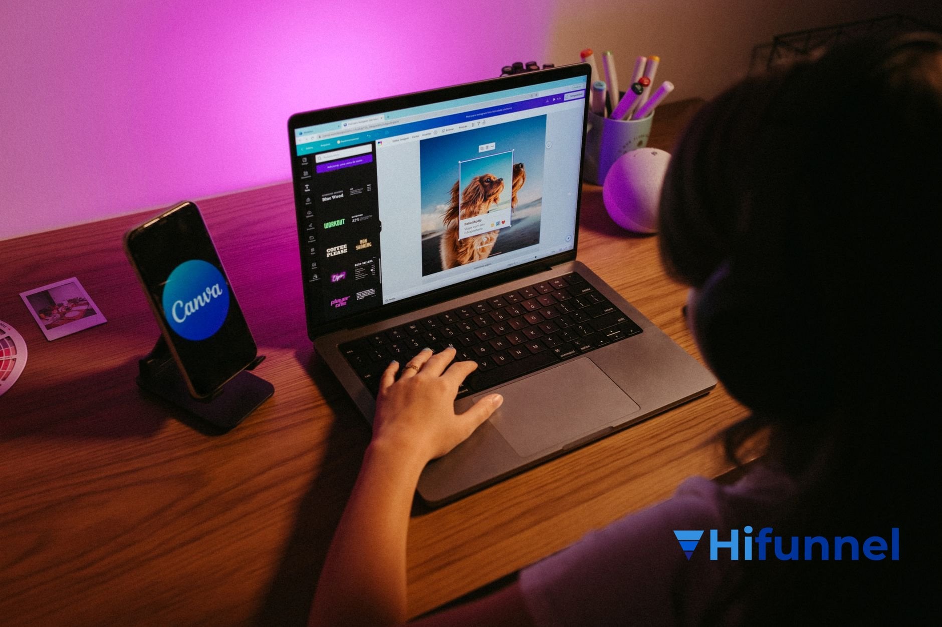 sử dụng canva thiết kế tài liệu học tập slide bài giảng trực quan