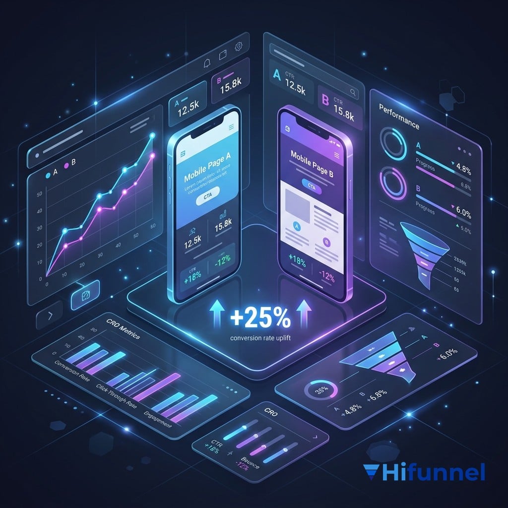 website không chuyển đổi - Tối ưu tỷ lệ chuyển đổi CRO và thử nghiệm AB