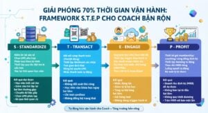 Framework S.T.E.P tự động hóa vận hành cho Coach bận rộn